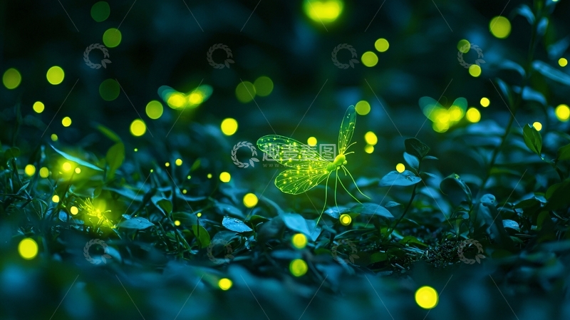 高清大图下载【趣麦麦图】萤火虫