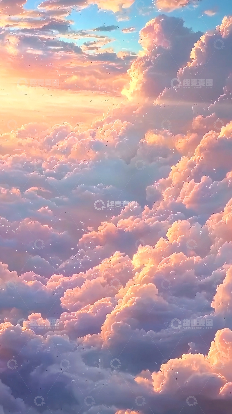 高清大图下载【趣麦麦图】唯美天空云朵