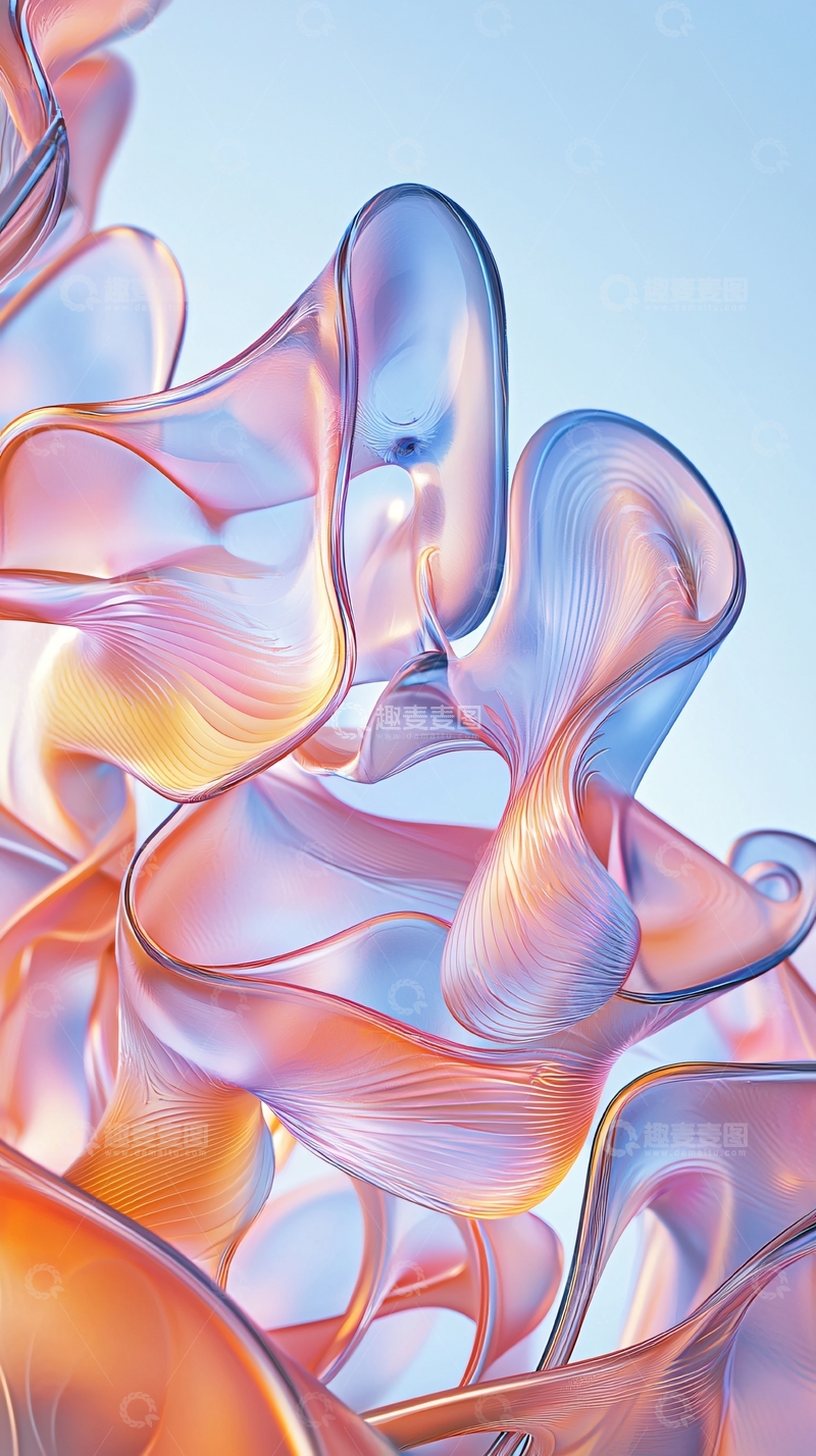 高清大图下载【趣麦麦图】抽象流体