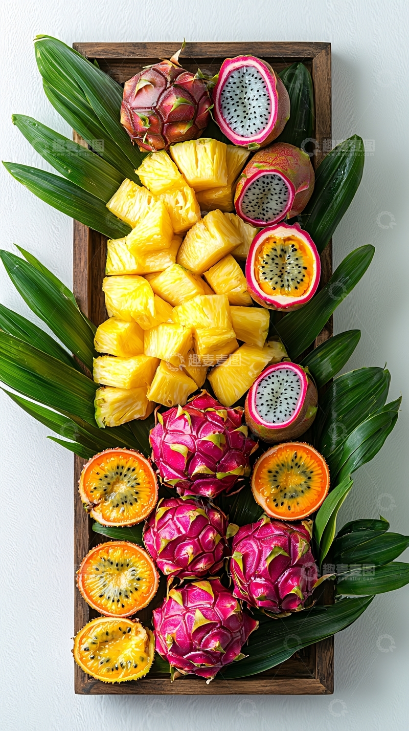 高清大图下载【趣麦麦图】热带水果拼盘