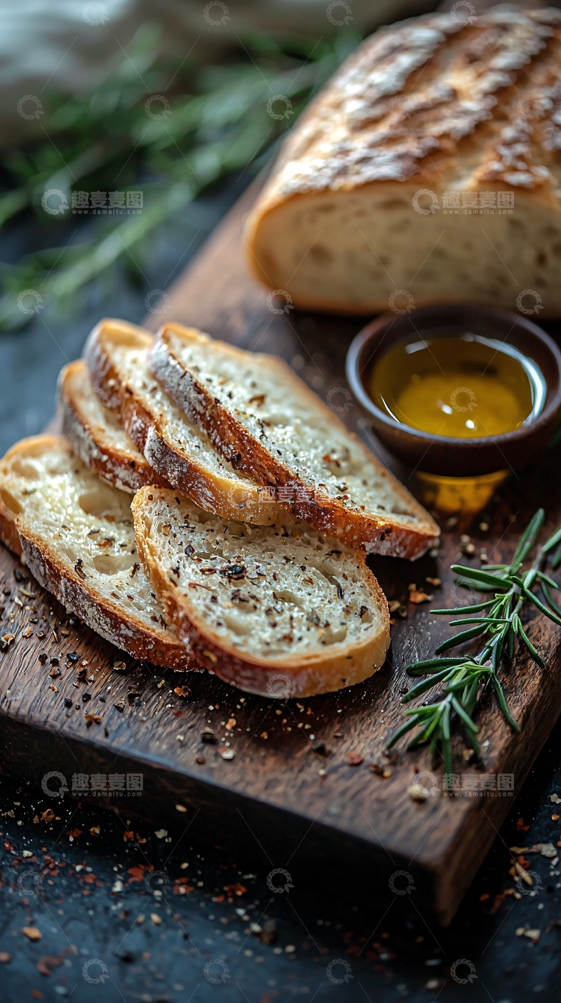 高清大图下载【趣麦麦图】美味面包切片