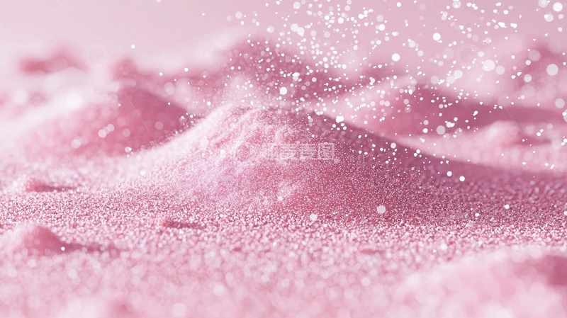 高清大图下载【趣麦麦图】粉色粉末质感背景