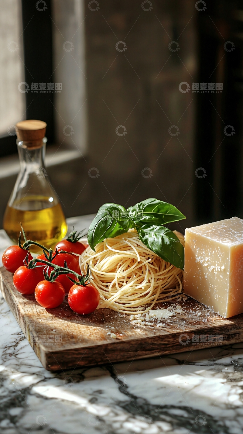 高清大图下载【趣麦麦图】意面配料高清图片