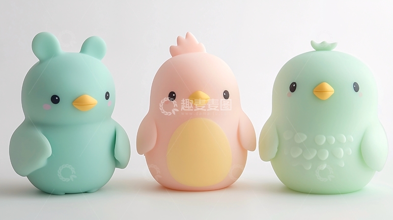 高清大图下载【趣麦麦图】可爱卡通小鸟摆件