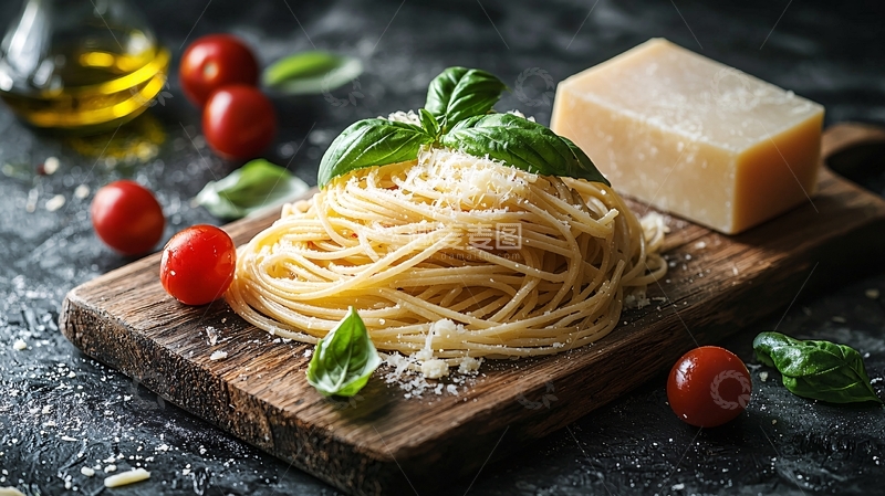 高清大图下载【趣麦麦图】意式面食与配料