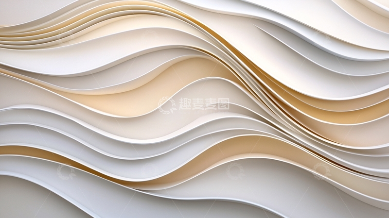 高清大图下载【趣麦麦图】抽象波浪纹理背景