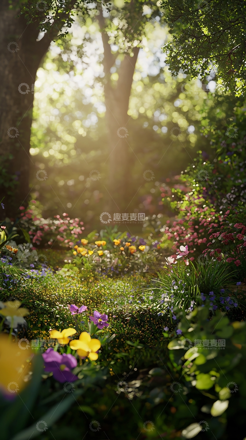高清大图下载【趣麦麦图】阳光森林