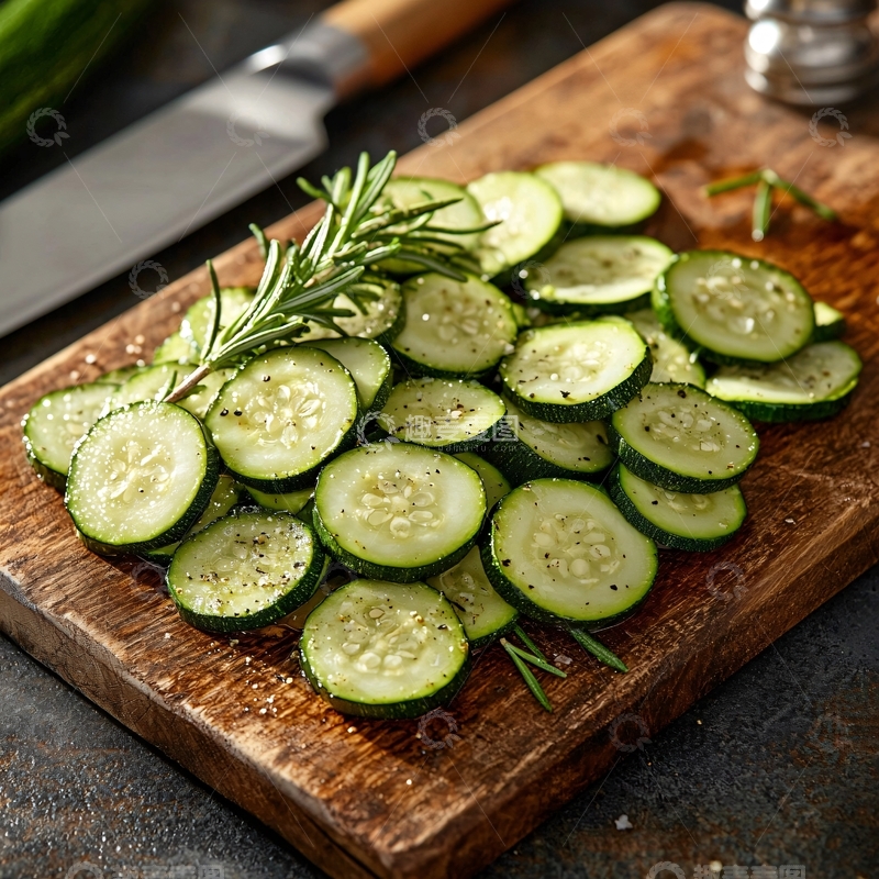 高清大图下载【趣麦麦图】黄瓜片
