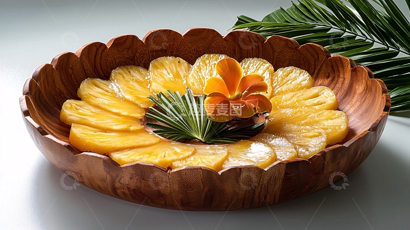 高清大图下载【趣麦麦图】木质果盘