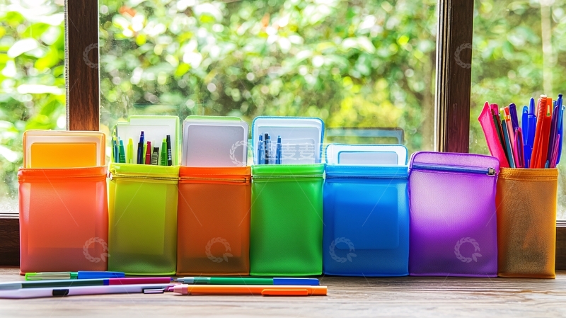 高清大图下载【趣麦麦图】彩色收纳盒