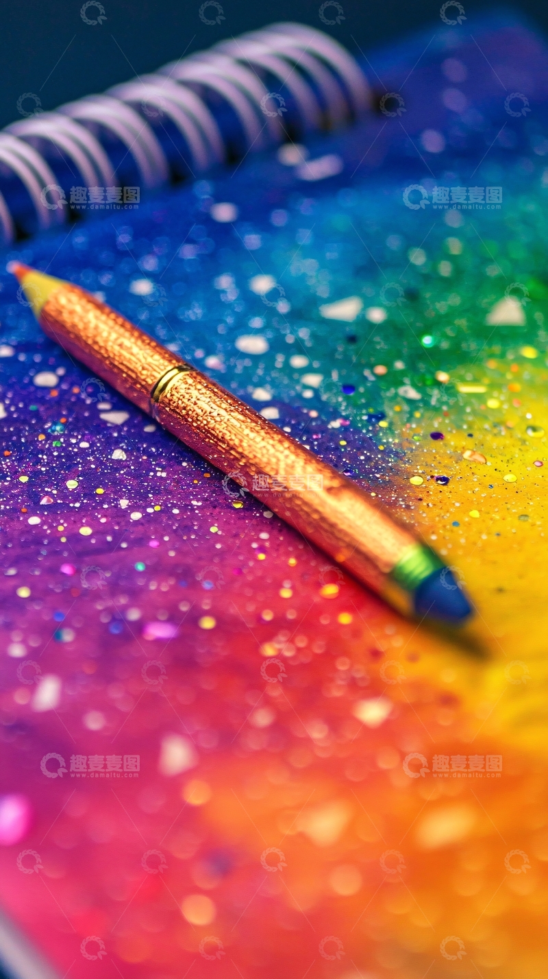 高清大图下载【趣麦麦图】彩色铅笔