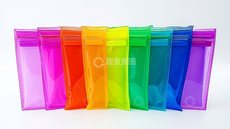 高清大图下载【趣麦麦图】彩色防水收纳袋