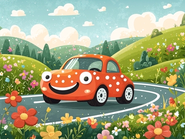 快乐的小汽车