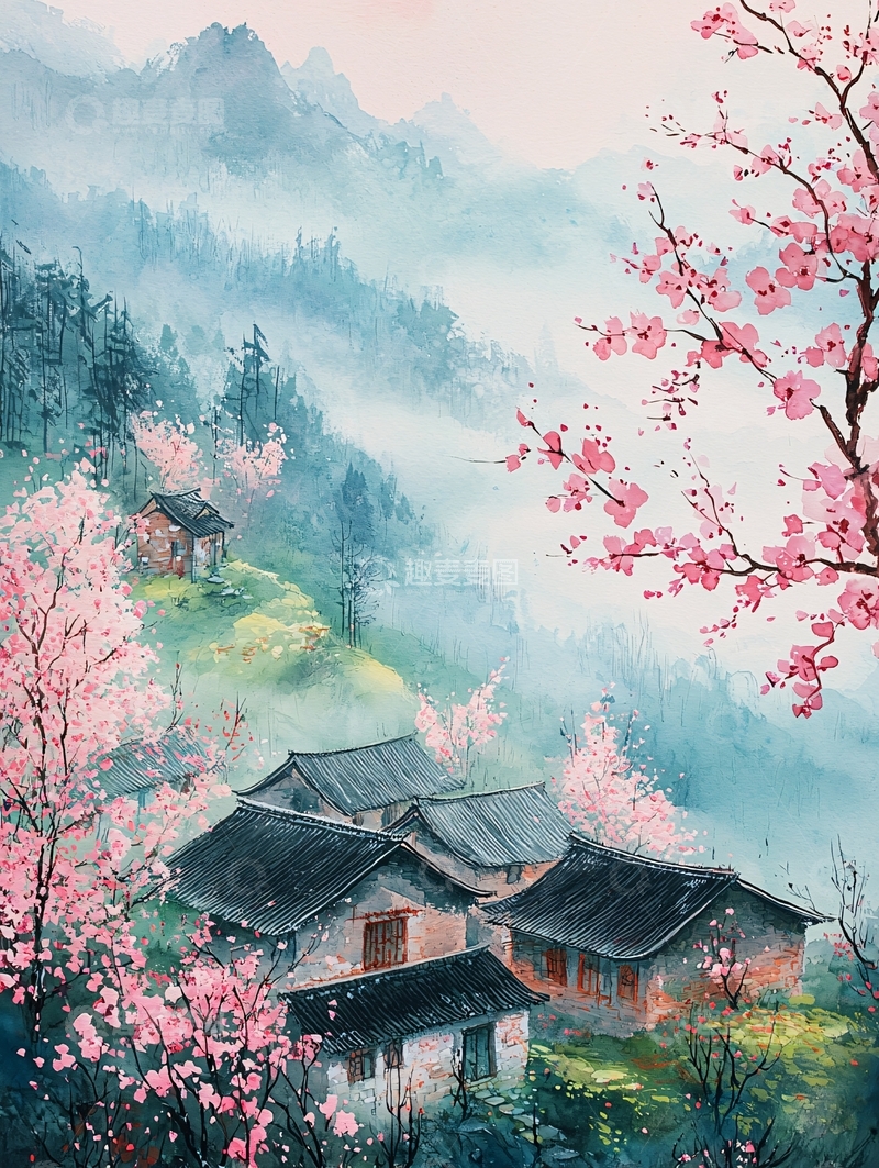 高清大图下载【趣麦麦图】水墨画