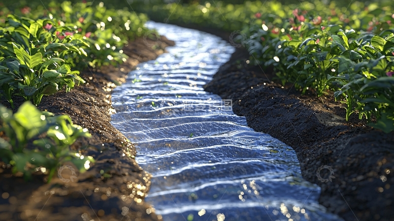 高清大图下载【趣麦麦图】-田间地头覆盖塑料薄膜