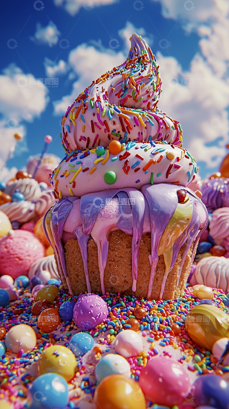 高清大图下载【趣麦麦图】彩色甜点