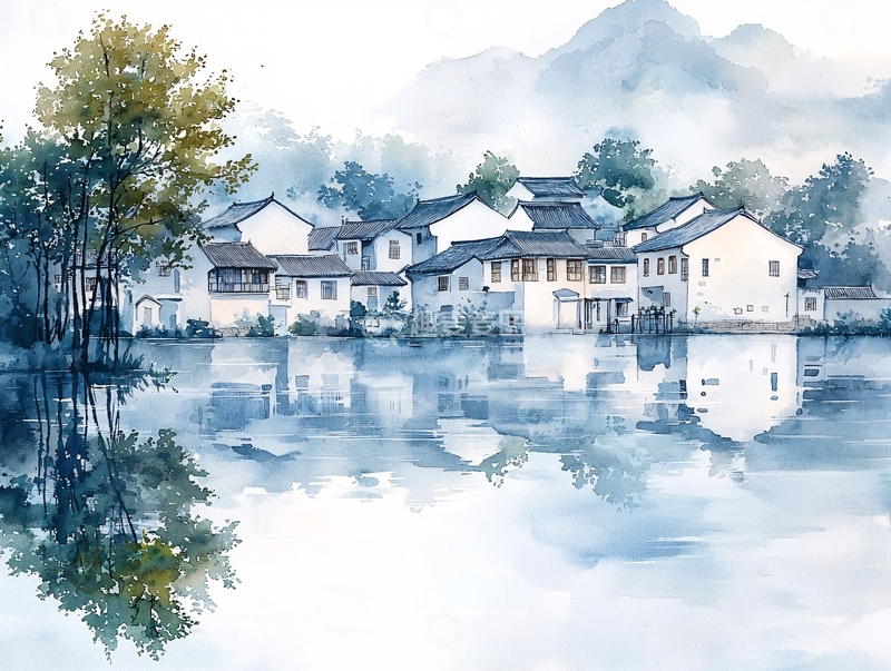 高清大图下载【趣麦麦图】水墨江南