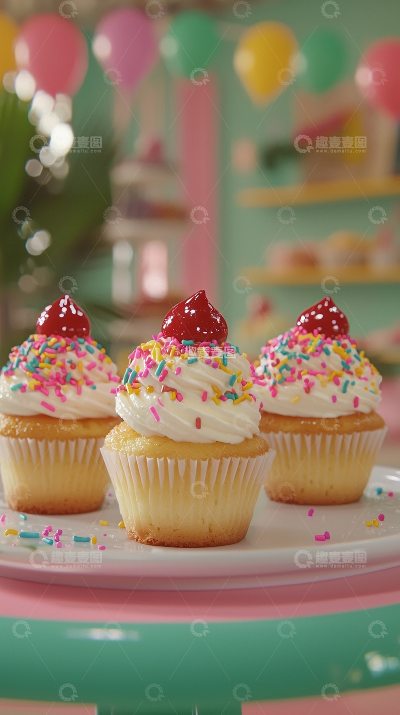高清大图下载【趣麦麦图】美味纸杯蛋糕