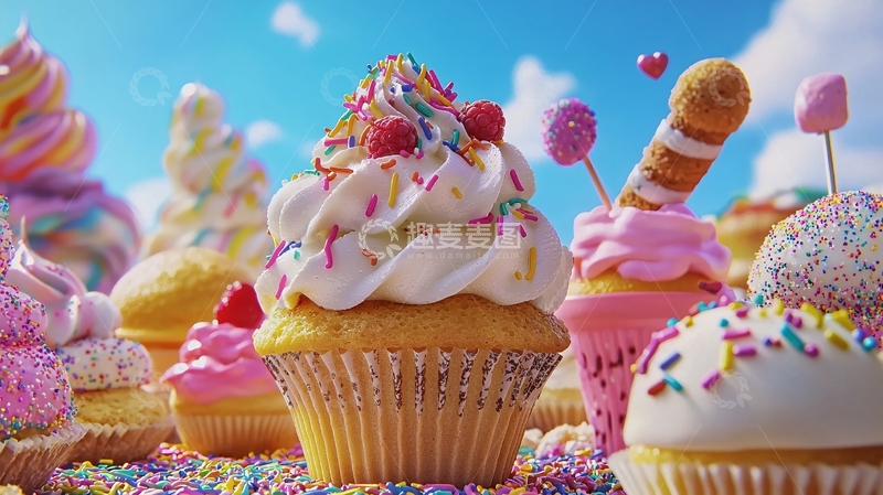 高清大图下载【趣麦麦图】彩色甜点