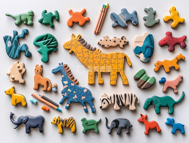 高清大图下载【趣麦麦图】彩色动物饼干集合