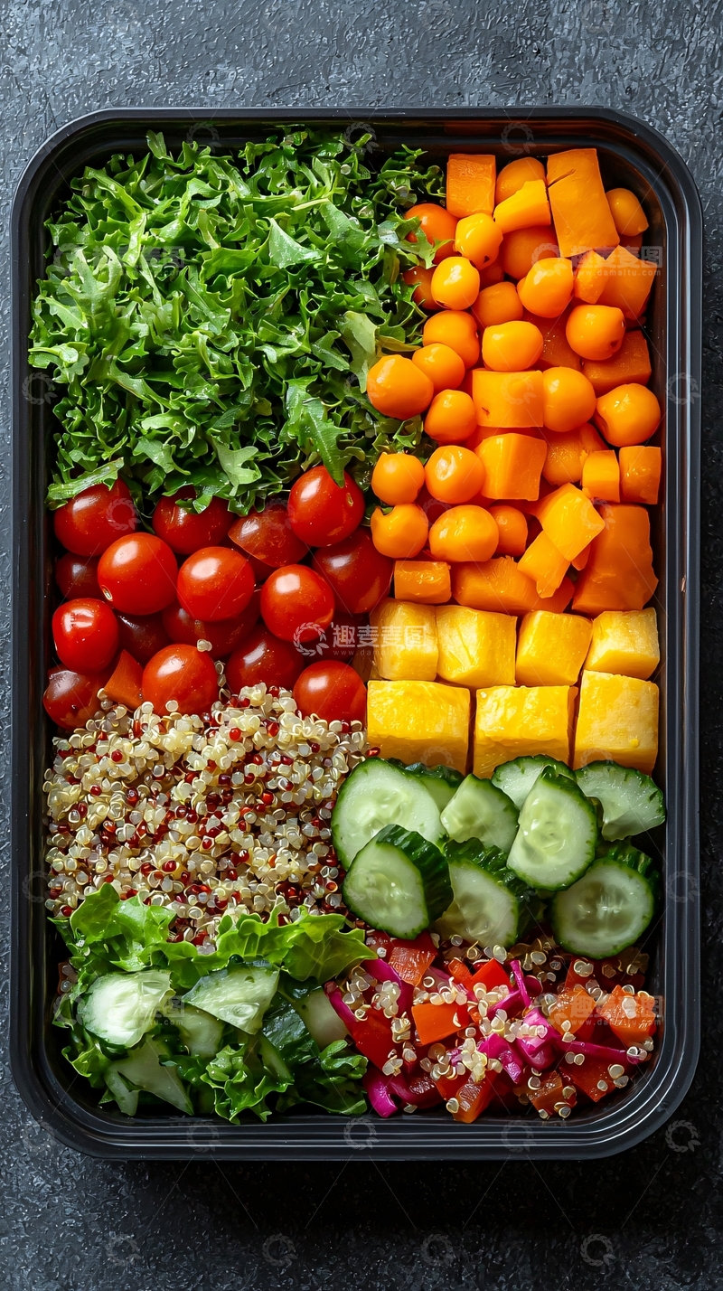 高清大图下载【趣麦麦图】健康轻食沙拉