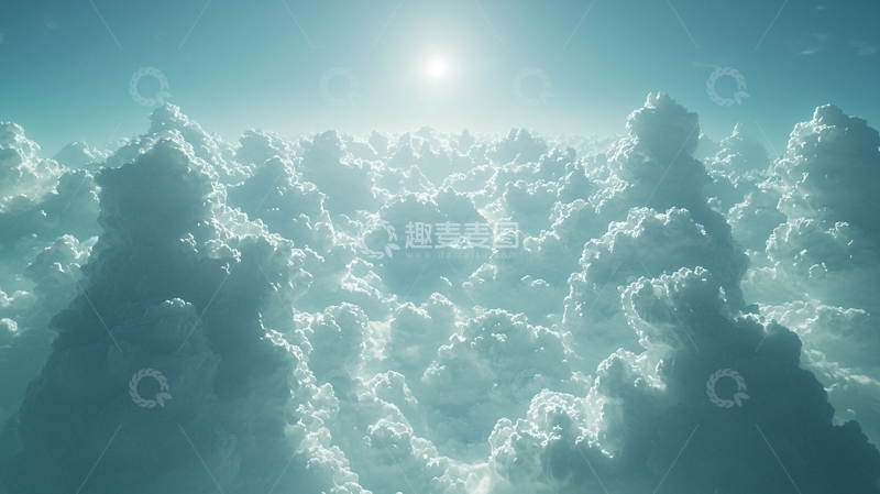 高清大图下载【趣麦麦图】云层之上的光辉