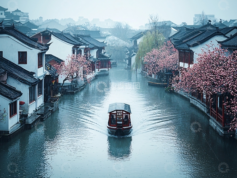 高清大图下载【趣麦麦图】江南水乡