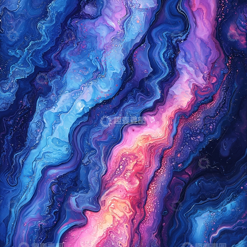 高清大图下载【趣麦麦图】抽象流体