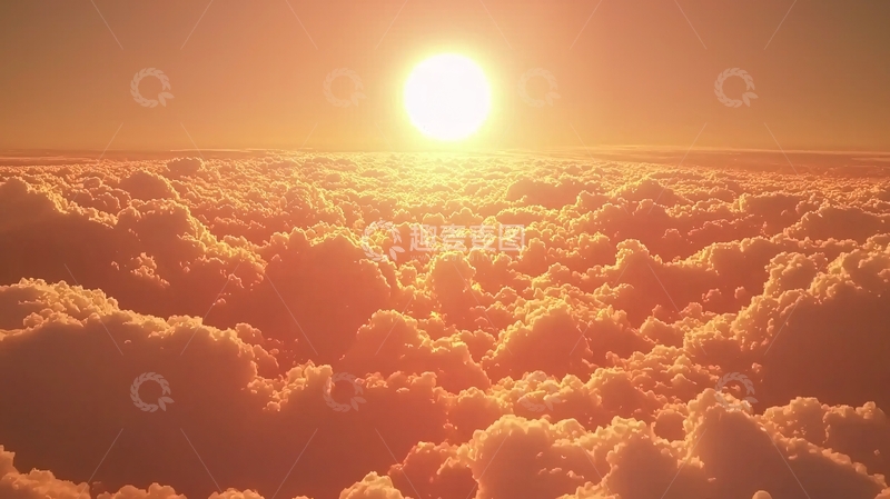 高清大图下载【趣麦麦图】云海日出
