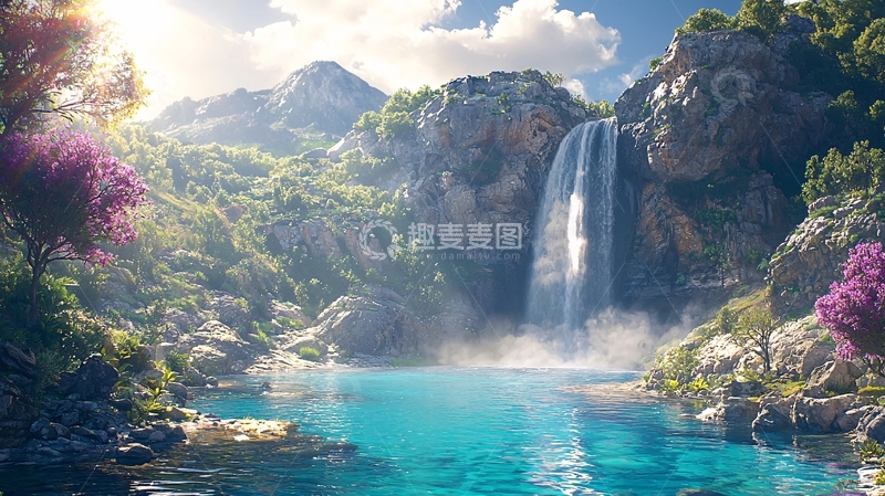 高清大图下载【趣麦麦图】奇幻山水风景如画