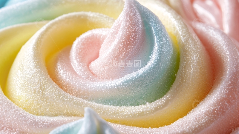 高清大图下载【趣麦麦图】彩虹糖霜蛋白霜