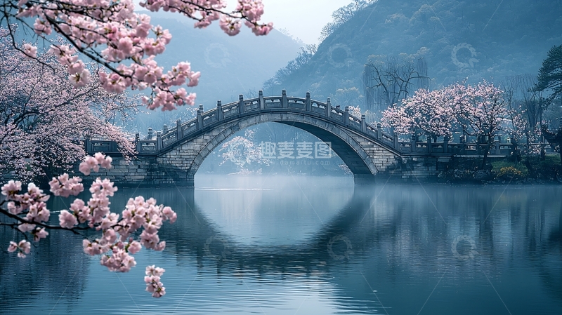 高清大图下载【趣麦麦图】水墨江南