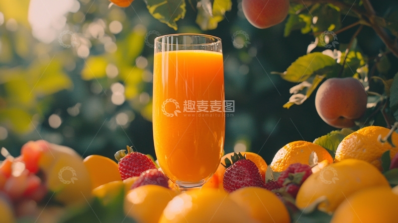 高清大图下载【趣麦麦图】新鲜果汁