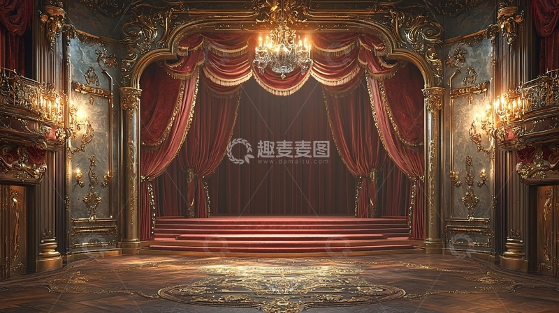 高清大图下载【趣麦麦图】奢华舞台