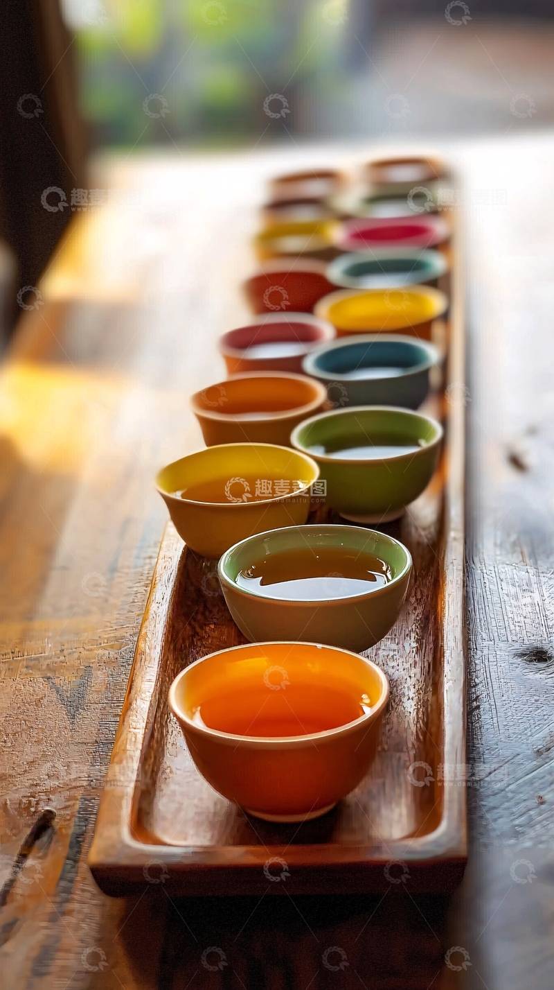 高清大图下载【趣麦麦图】彩色茶杯