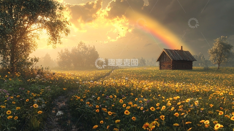 高清大图下载【趣麦麦图】彩虹