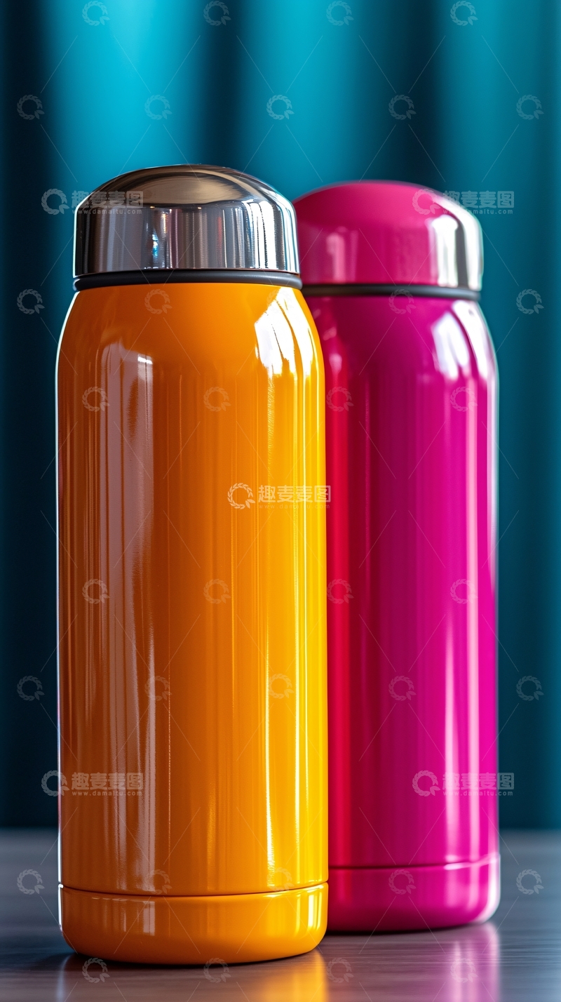 高清大图下载【趣麦麦图】-双色保温杯