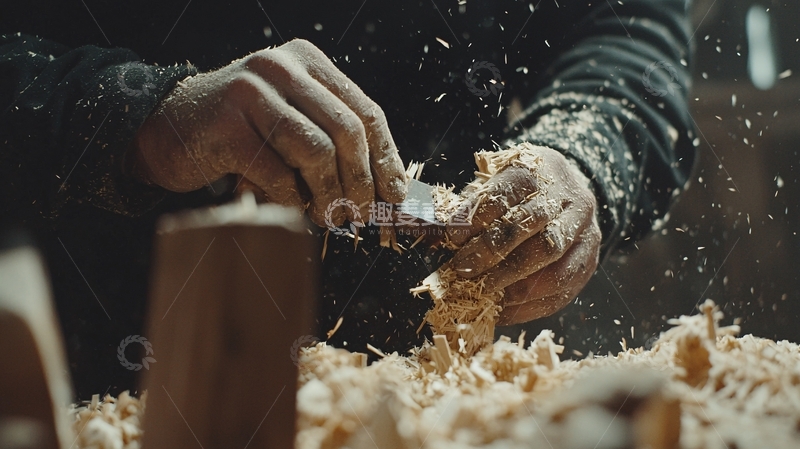 高清大图下载【趣麦麦图】木工