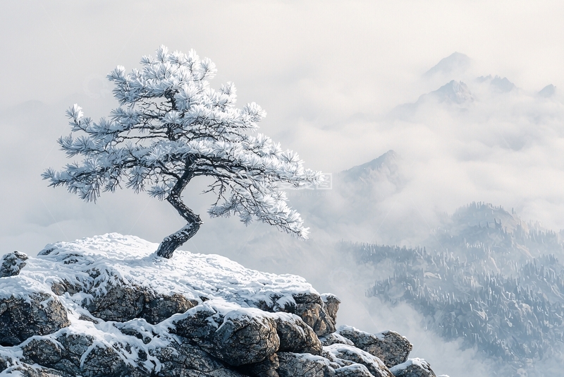 高清大图下载【趣麦麦图】雾凇