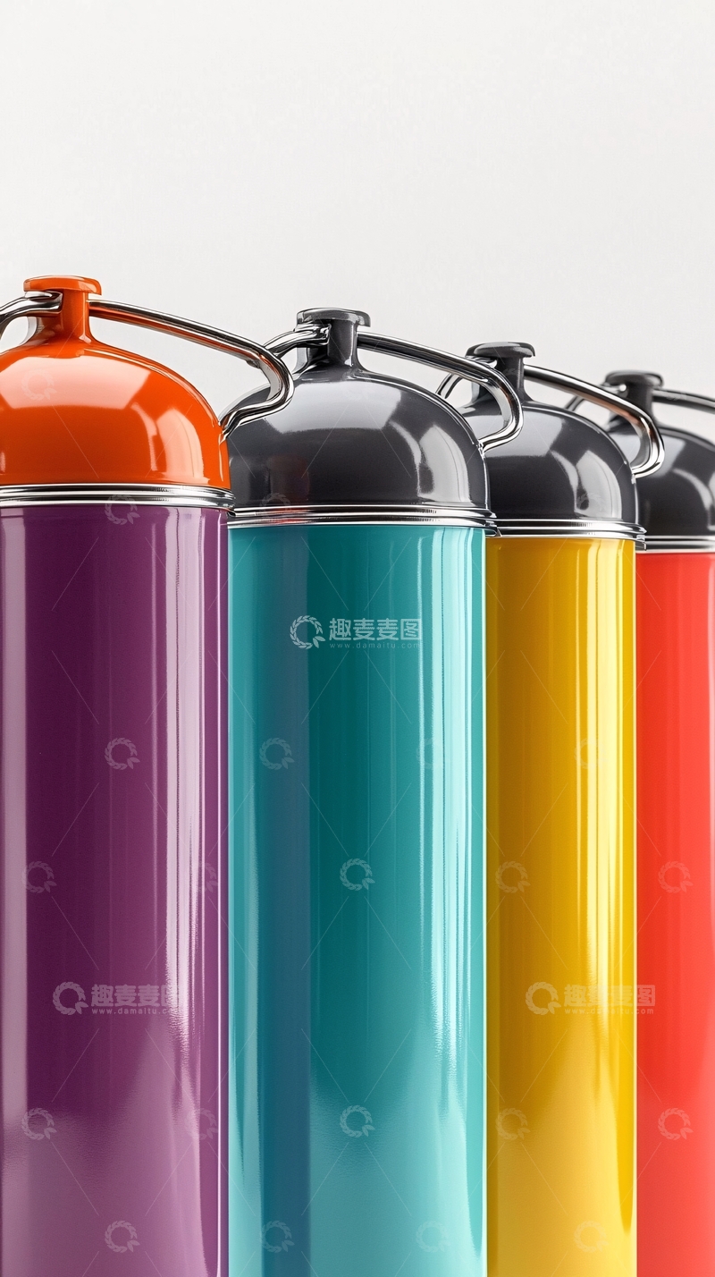 高清大图下载【趣麦麦图】彩色保温杯