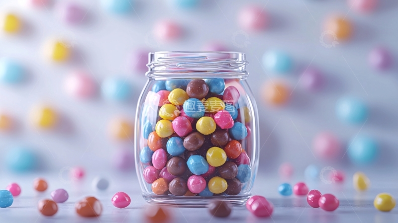 高清大图下载【趣麦麦图】彩色糖豆