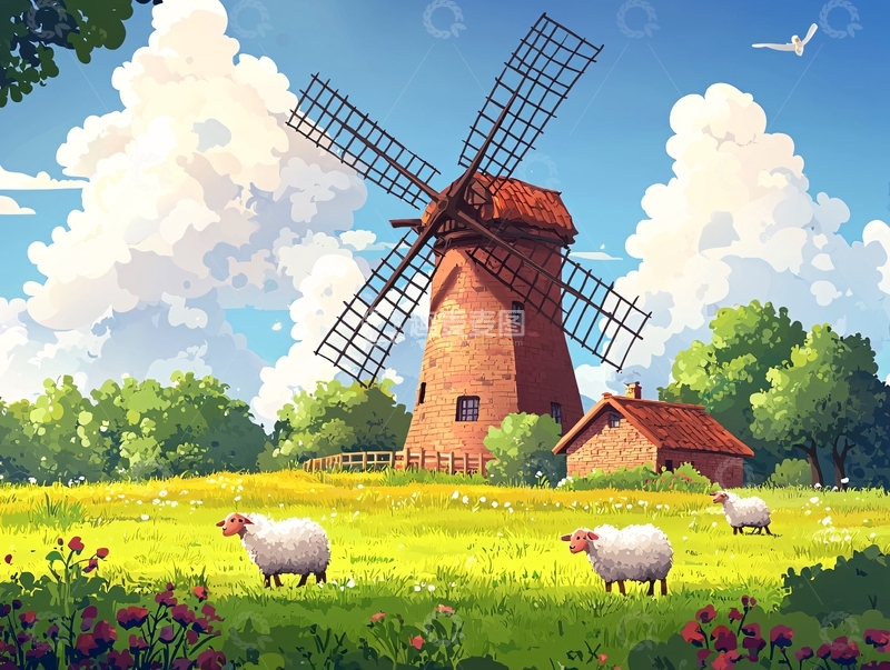 高清大图下载【趣麦麦图】田园风光204