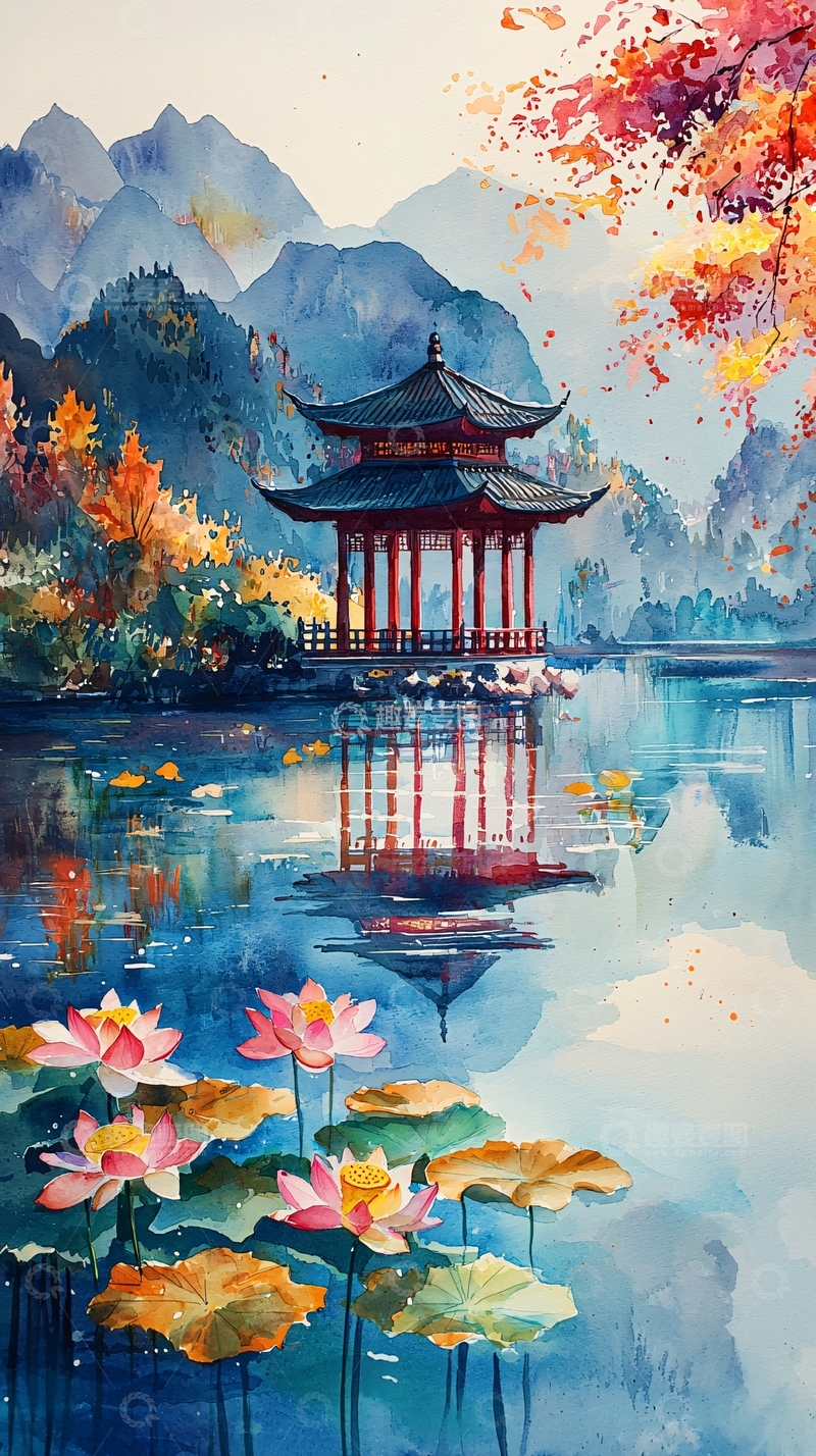 高清大图下载【趣麦麦图】水墨画