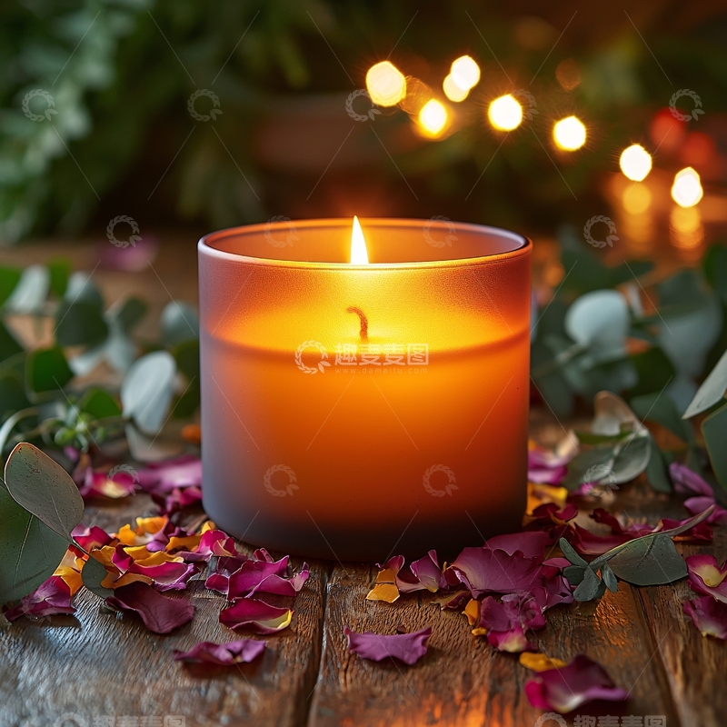 高清大图下载【趣麦麦图】温暖烛光