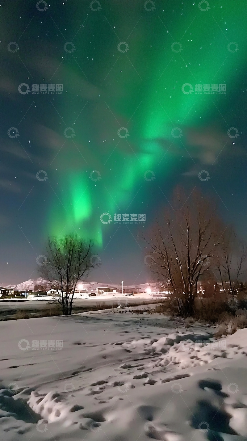 高清大图下载【趣麦麦图】极光