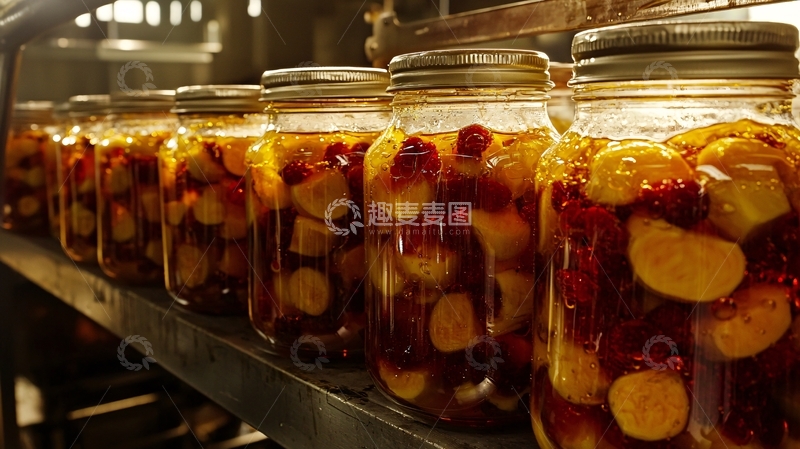高清大图下载【趣麦麦图】罐装食品生产线