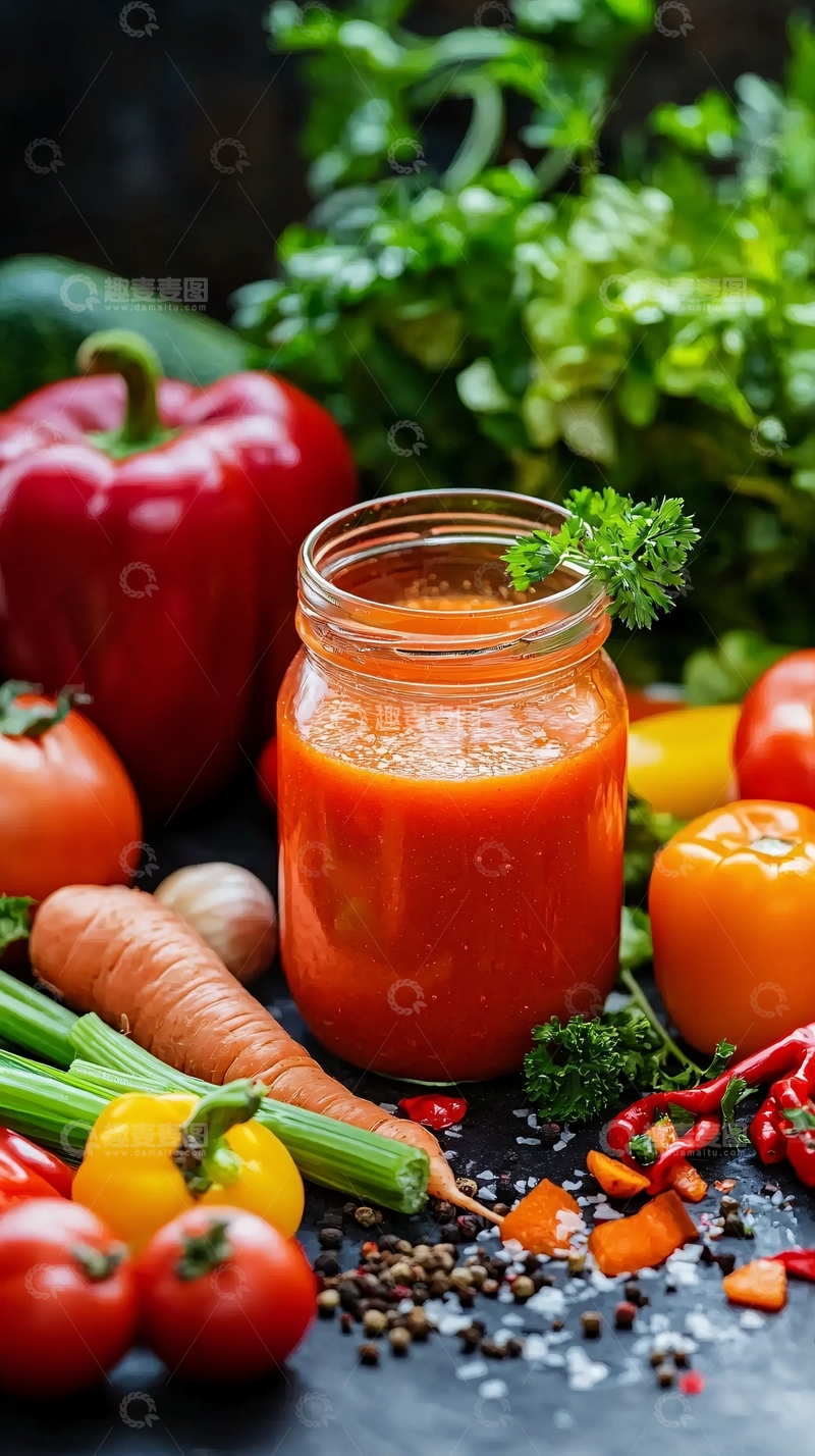 高清大图下载【趣麦麦图】蔬果汁