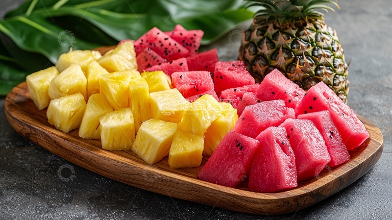 高清大图下载【趣麦麦图】热带水果拼盘