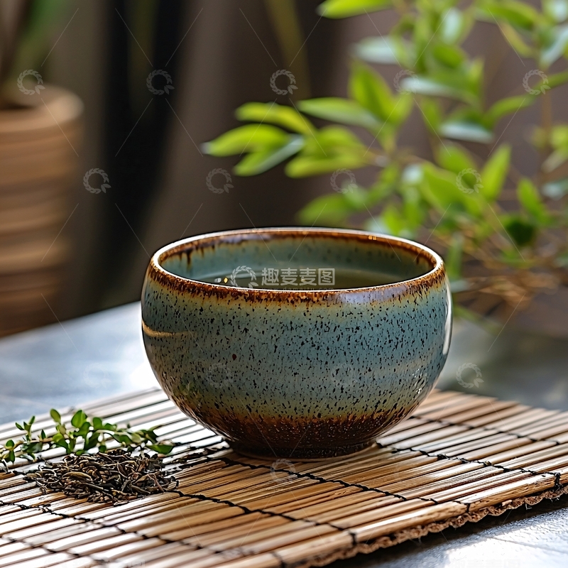 高清大图下载【趣麦麦图】清新茶杯特写
