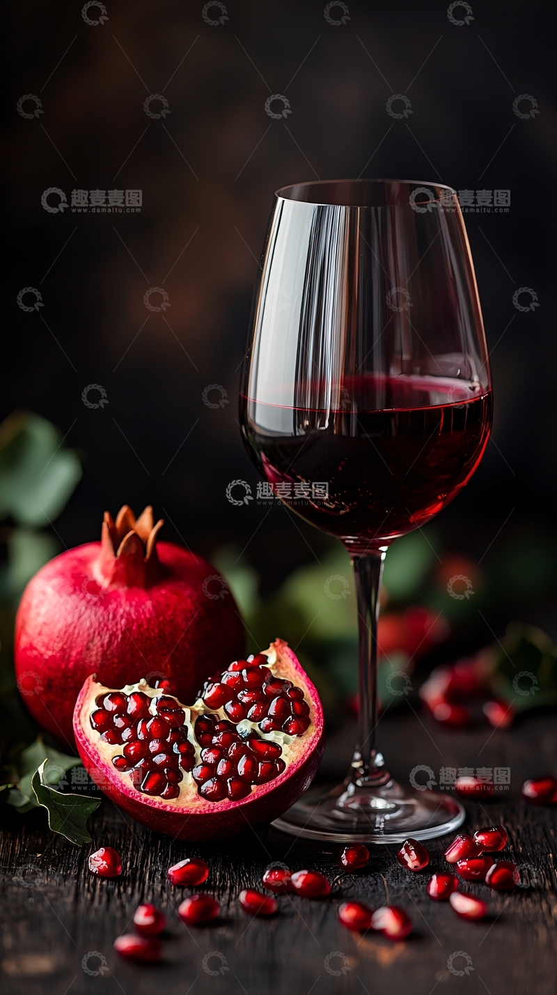 高清大图下载【趣麦麦图】石榴汁